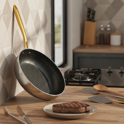 Poele inox