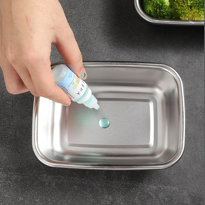 Boîte Bento en Acier Inoxydable - Hermétique et Compatible Micro-ondes