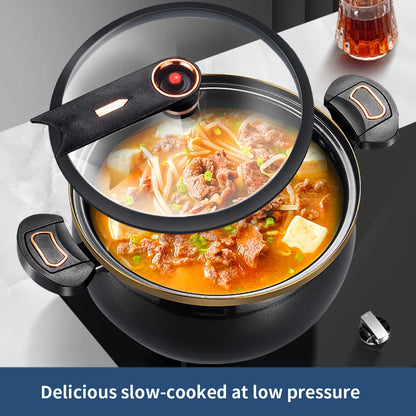 Cocotte Mijoteuse 7L Antiadhésive - Compatible Induction et Gaz
