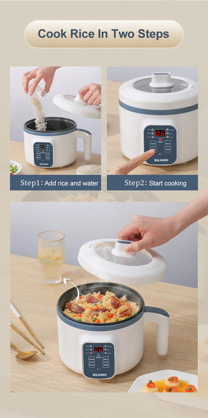 Cuiseur à Riz Électrique Multifonction - Cuve Antiadhésive 220V