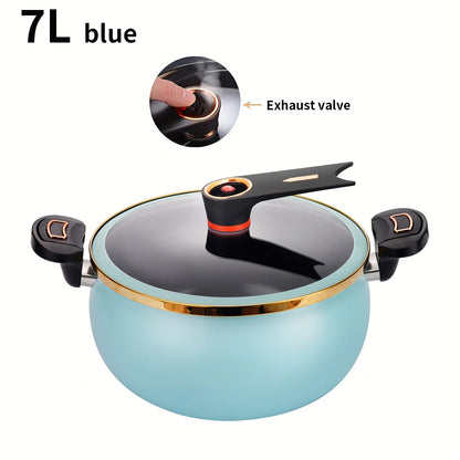 Cocotte Mijoteuse 7L Antiadhésive - Compatible Induction et Gaz
