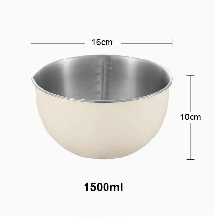 Bols Mélangeurs en Acier Inoxydable - Multifonction Cuisine