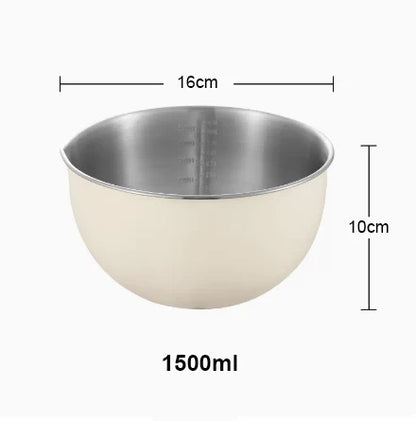 Bols Mélangeurs en Acier Inoxydable - Multifonction Cuisine