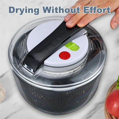 Essoreuse à Salade Double Compartiment - Compact et Pratique
