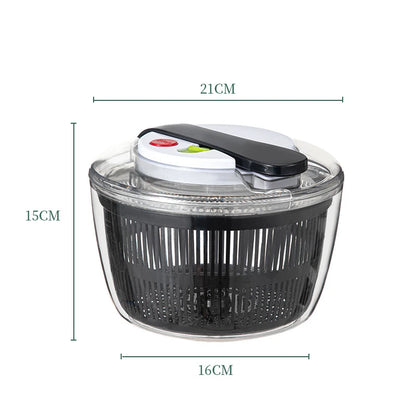 Essoreuse à Salade Double Compartiment - Compact et Pratique