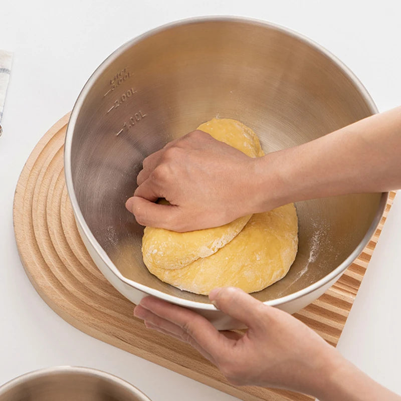 Bols Mélangeurs en Acier Inoxydable - Multifonction Cuisine