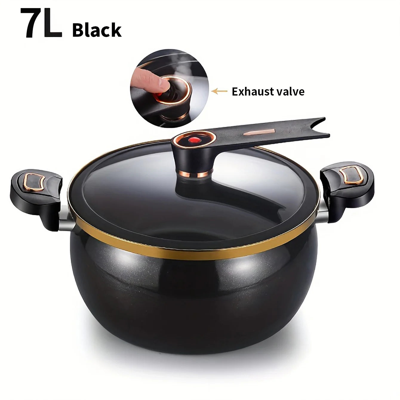 Cocotte Mijoteuse 7L Antiadhésive - Compatible Induction et Gaz