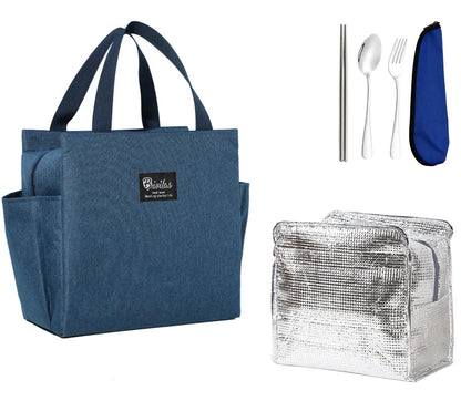 Boîte Repas Chauffante Électrique 220V - Lunch Box Inox 1L Bureau et École
