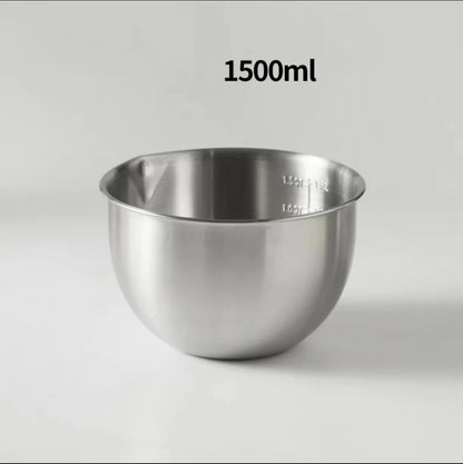 Bols Mélangeurs en Acier Inoxydable - Multifonction Cuisine