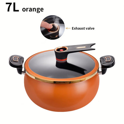 Cocotte Mijoteuse 7L Antiadhésive - Compatible Induction et Gaz