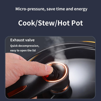 Cocotte Mijoteuse 7L Antiadhésive - Compatible Induction et Gaz