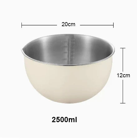 Bols Mélangeurs en Acier Inoxydable - Multifonction Cuisine
