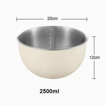 Bols Mélangeurs en Acier Inoxydable - Multifonction Cuisine