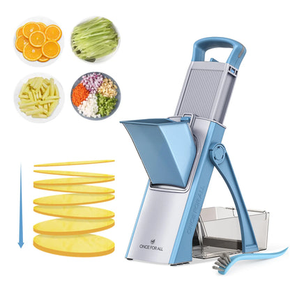 Mandoline de Cuisine Multifonctionnelle - Trancheur Légumes et Fruits