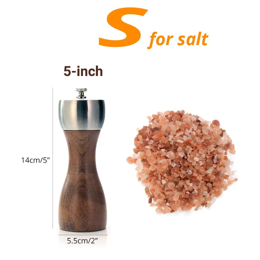 Moulins à Sel et à Poivre en Acier Inoxydable - Set Élégant