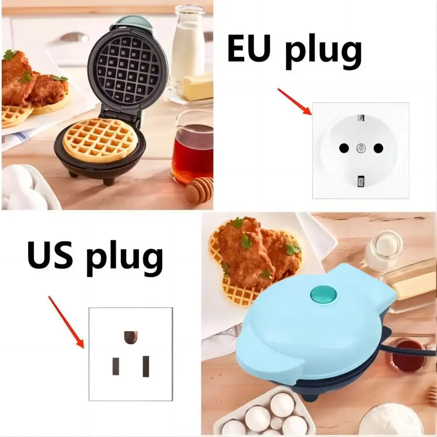 Appareil à Gaufres et Sandwichs Multifonctionnel - Machine Petit-Déjeuner