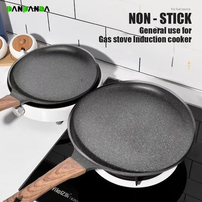 Poêle Antiadhésive Pierre de Maifan - Compatible Induction et Gaz