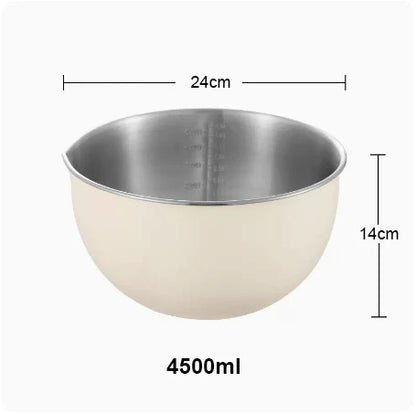 Bols Mélangeurs en Acier Inoxydable - Multifonction Cuisine