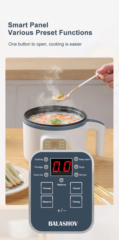 Cuiseur à Riz Électrique Multifonction - Cuve Antiadhésive 220V