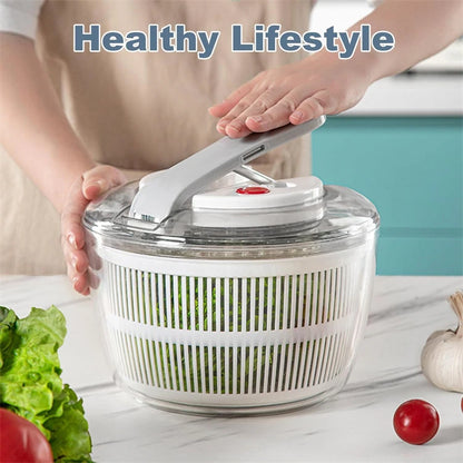Essoreuse à Salade Double Compartiment - Compact et Pratique
