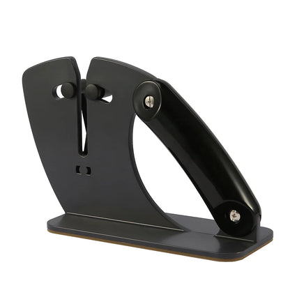 Aiguiseur couteaux ergonomique poignée antidérapante utilisation sécurisée.