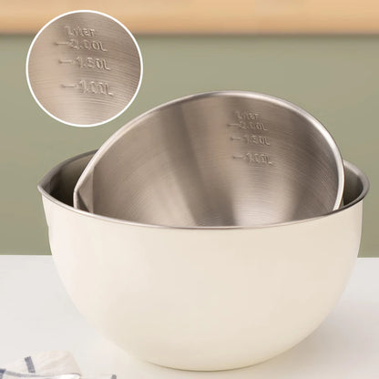 Bols Mélangeurs en Acier Inoxydable - Multifonction Cuisine