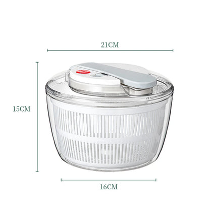 Essoreuse à Salade Double Compartiment - Compact et Pratique