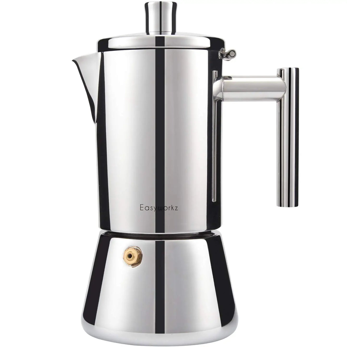 Cafetière Moka Italienne en Inox - Compatible Induction 200ml à 500ml