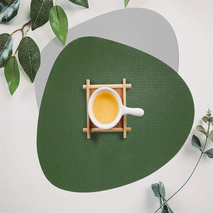 Ensemble de Table en Cuir PU - Impérméable Double Face pour Cuisine et Restaurant