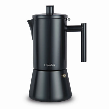 Cafetière Moka Italienne en Inox - Compatible Induction 200ml à 500ml
