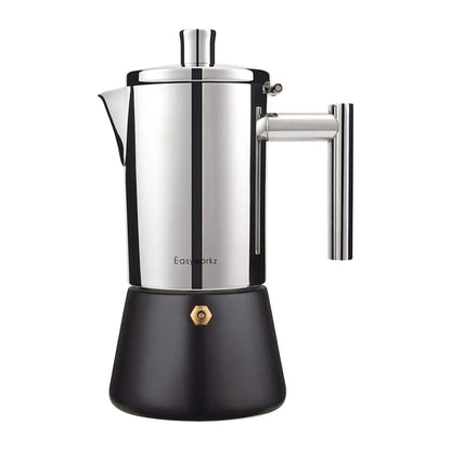 Cafetière Moka Italienne en Inox - Compatible Induction 200ml à 500ml