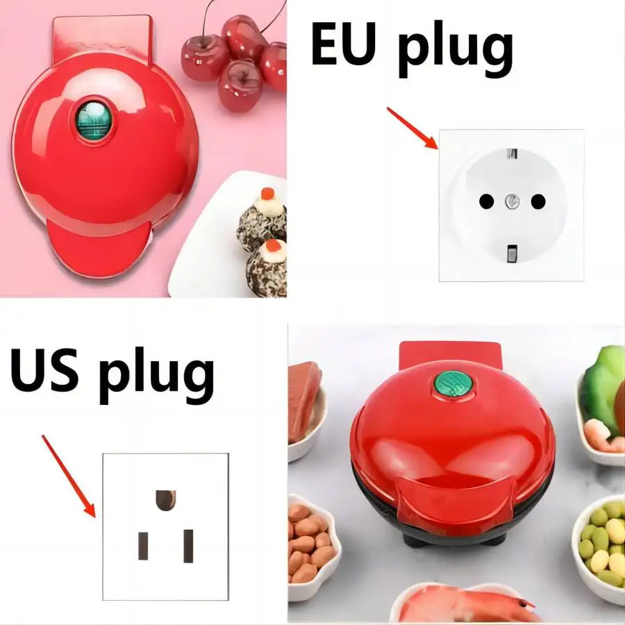 Appareil à Gaufres et Sandwichs Multifonctionnel - Machine Petit-Déjeuner