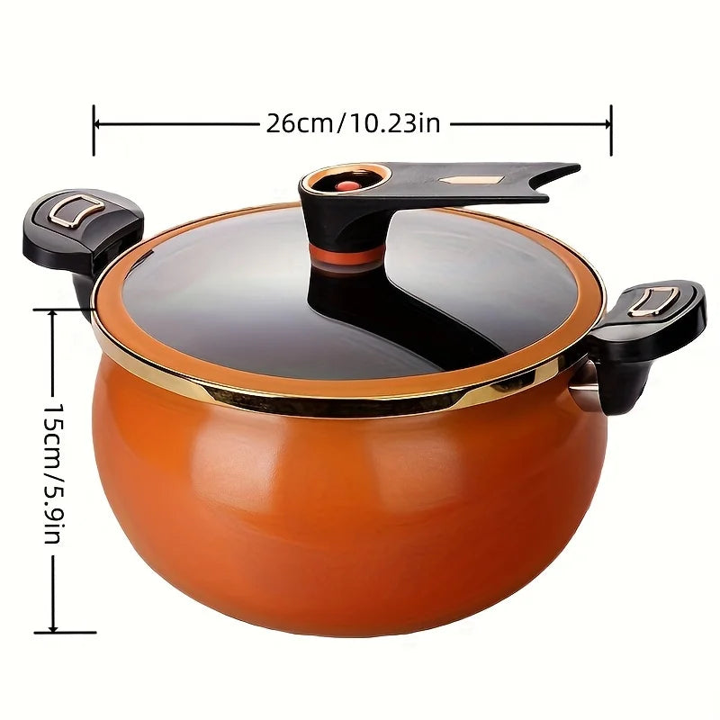 Cocotte Mijoteuse 7L Antiadhésive - Compatible Induction et Gaz