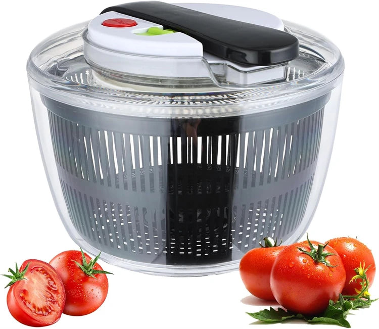 Essoreuse à Salade Double Compartiment - Compact et Pratique