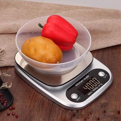 Balance alimentaire électronique ultra-précise pour cuisine professionnelle.